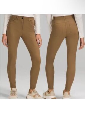 Lululemon Women’s Skinny Slim Fit Camel/Tan Ponte Pants